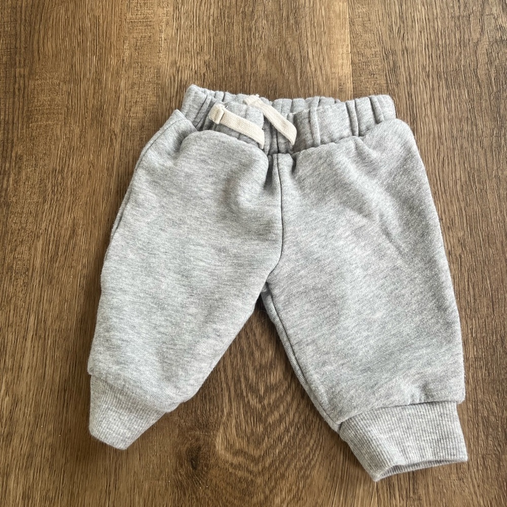 Cozy Gray Baby Sweatpants